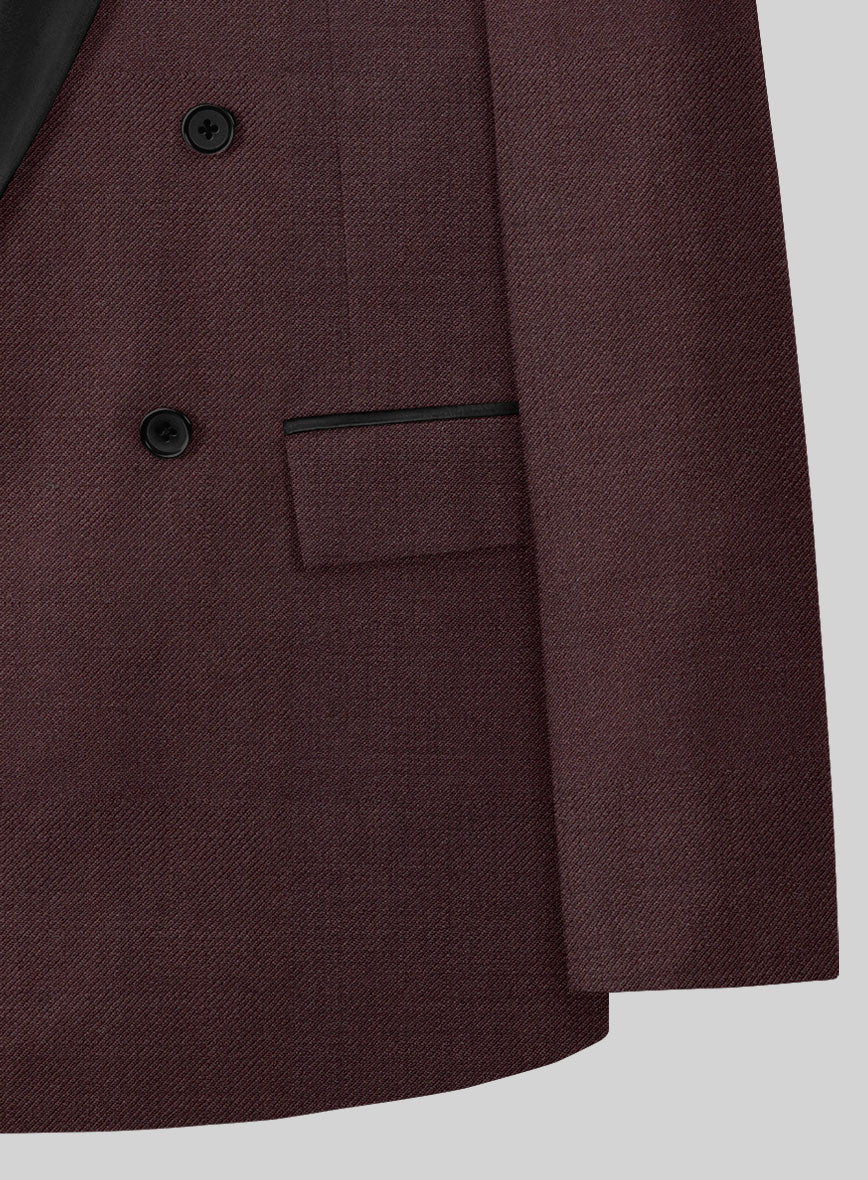 Enigma Wine Double Breasted Jacket - Image 3