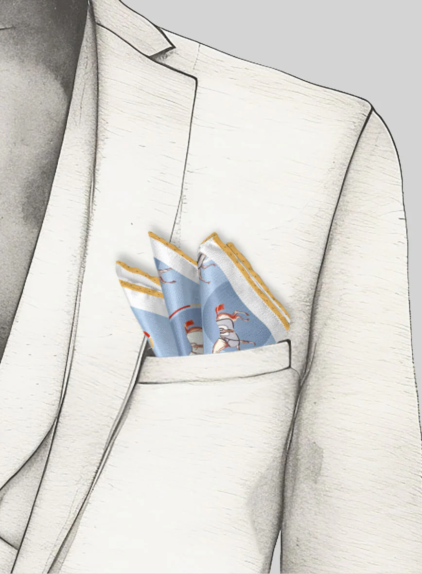 Equinoza Silk Pocket Square - Image 4
