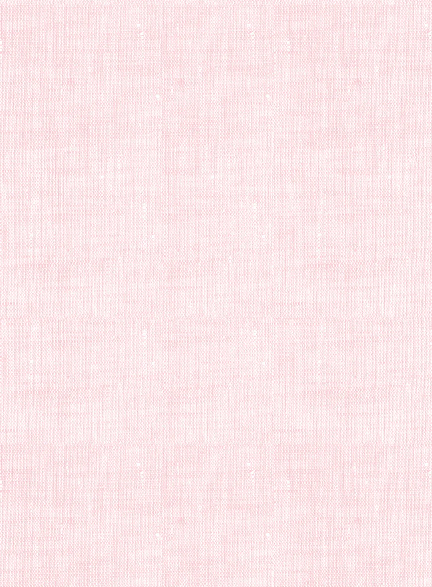 European Pink Linen Shirt - Image 4