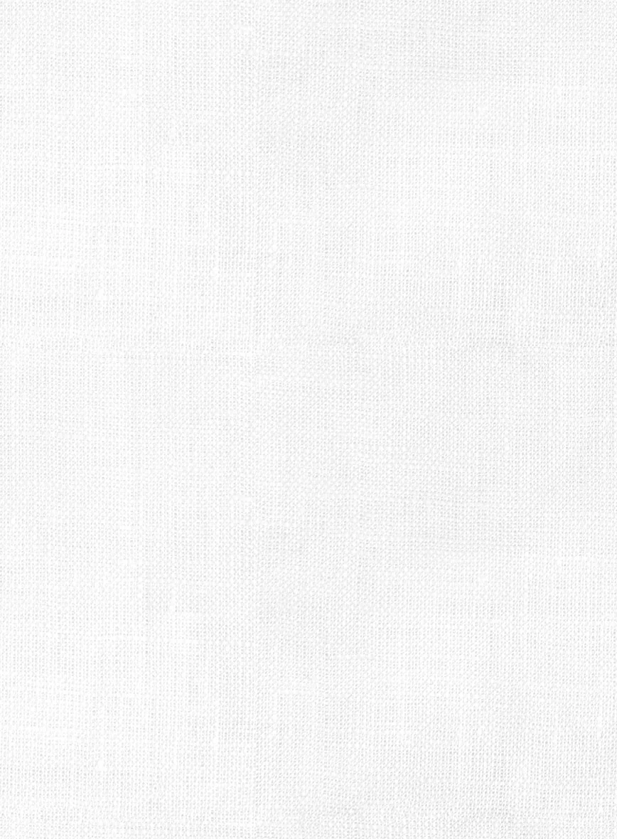 European White Linen Shirt - Image 4