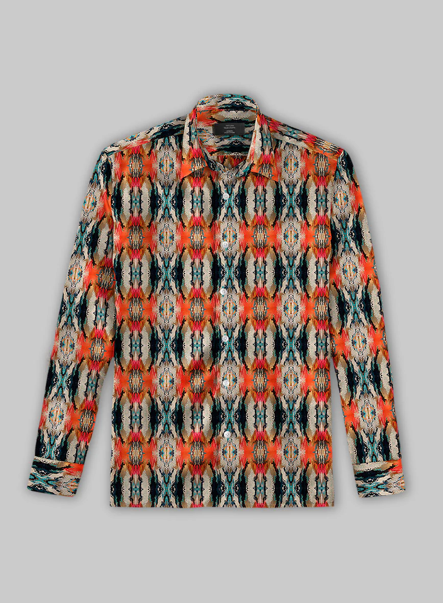 Evaristo Silk Cotton Shirt - Image 3