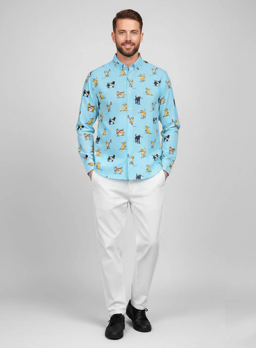 Fairway Pups Cotton Shirt - Image 3