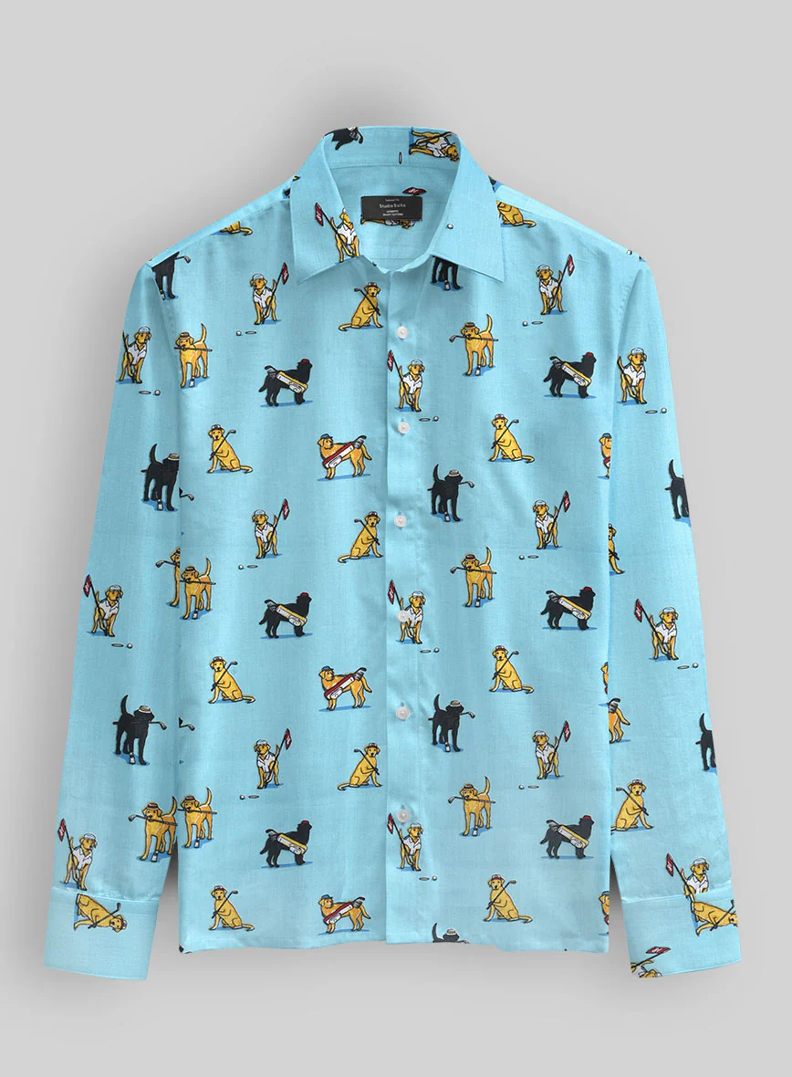 Fairway Pups Cotton Shirt - Image 4