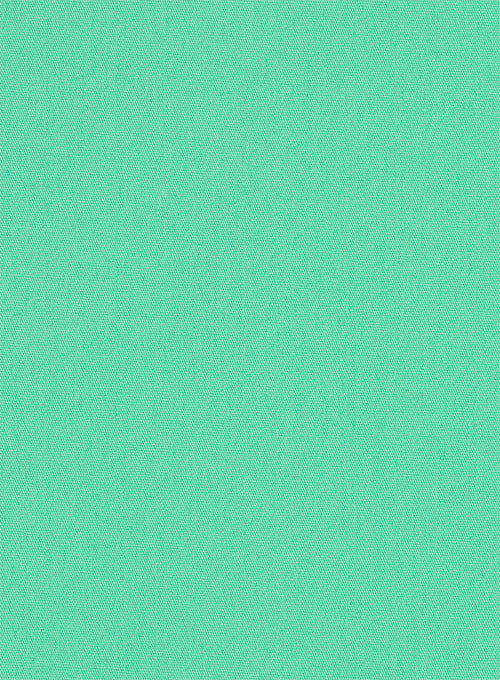 Fern Green Stretch Poplene Shirt - Image 3