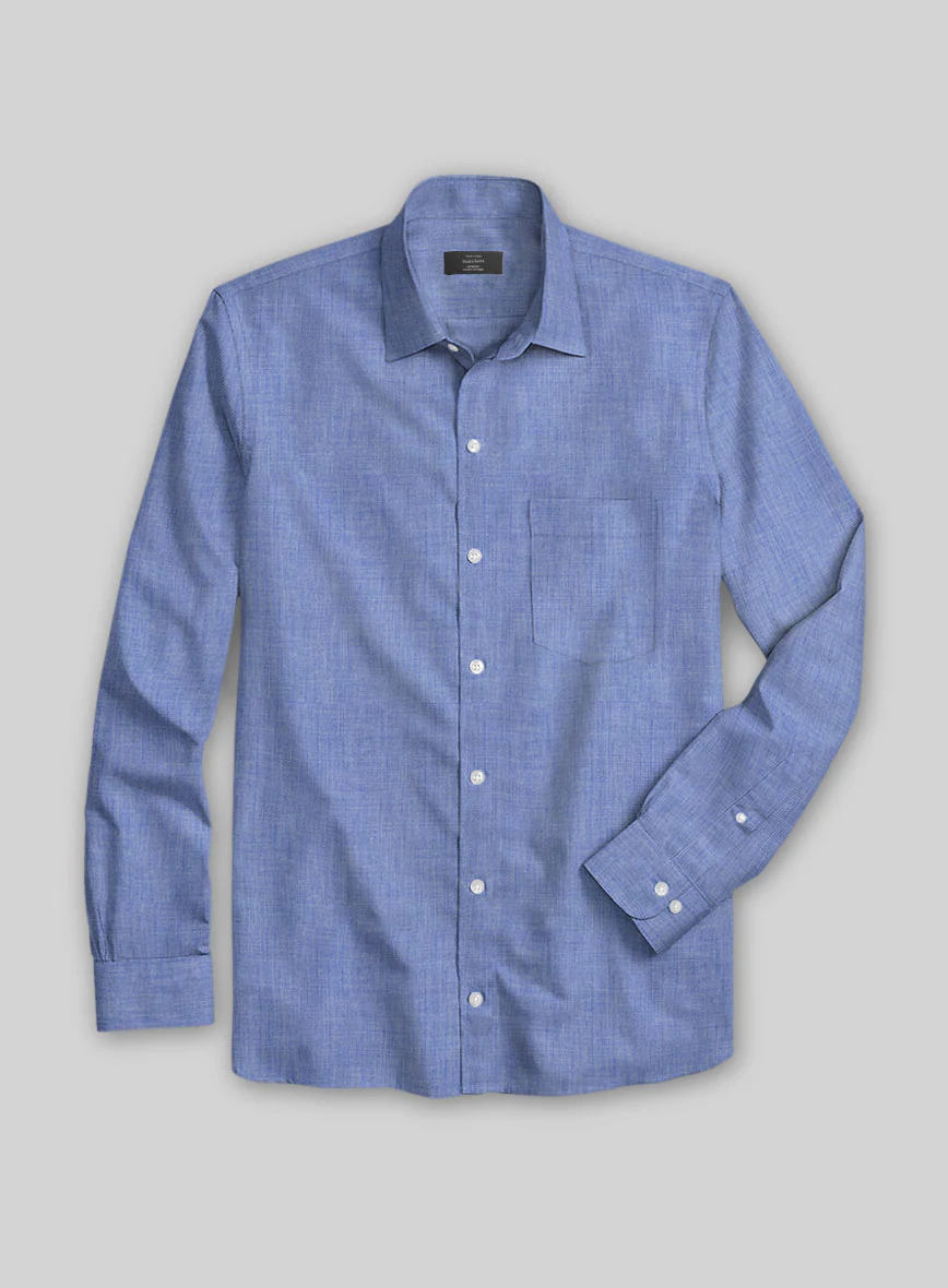 Filafil Poplene Blue Shirt - Image 3