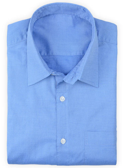 Filafil Poplene Blue Washed Shirt