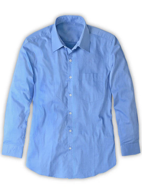 Filafil Poplene Blue Washed Shirt - Image 2