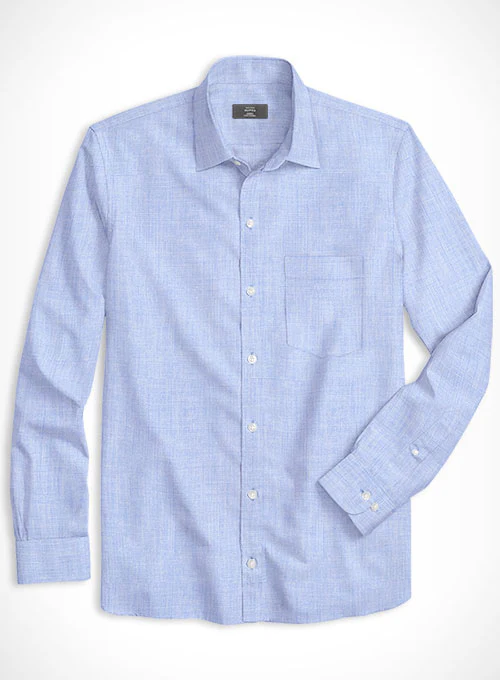 Filafil Poplene Sky Blue Shirt - Image 2