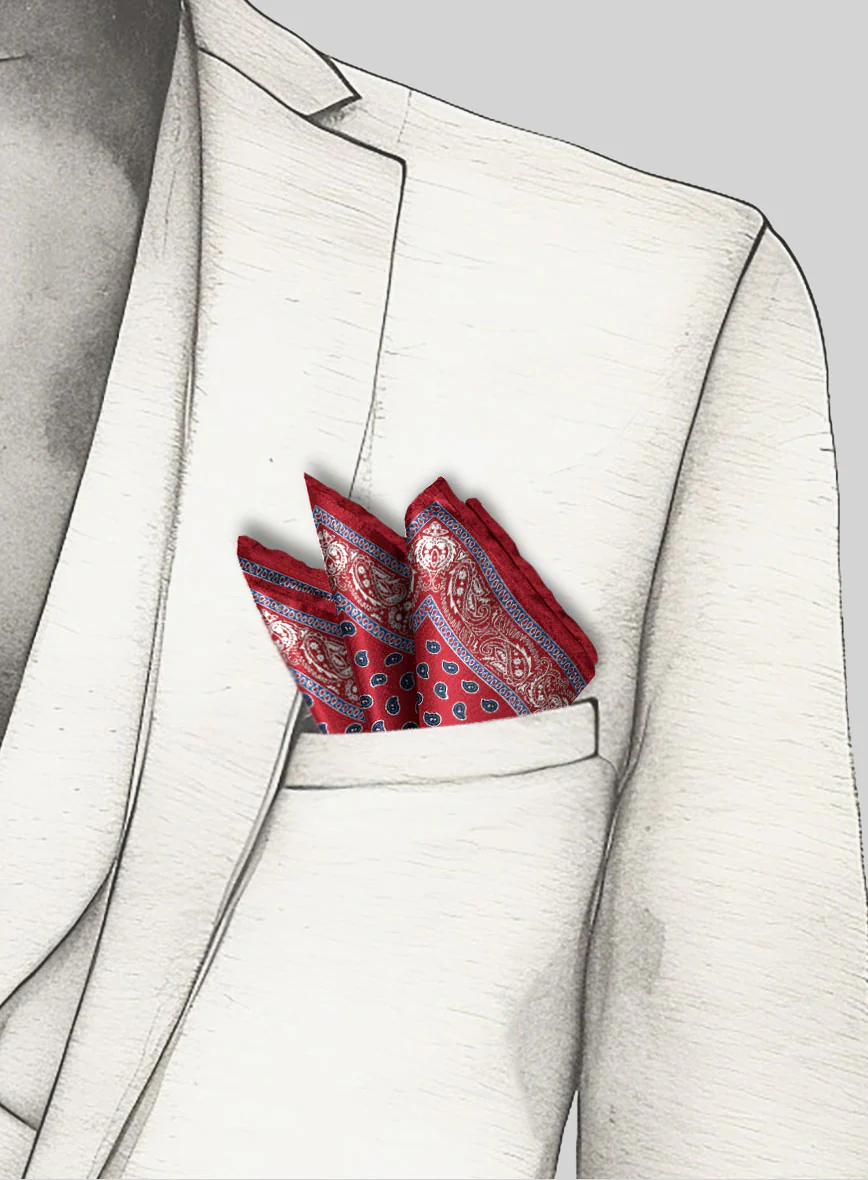 Fiorenzo Silk Pocket Square - Image 4