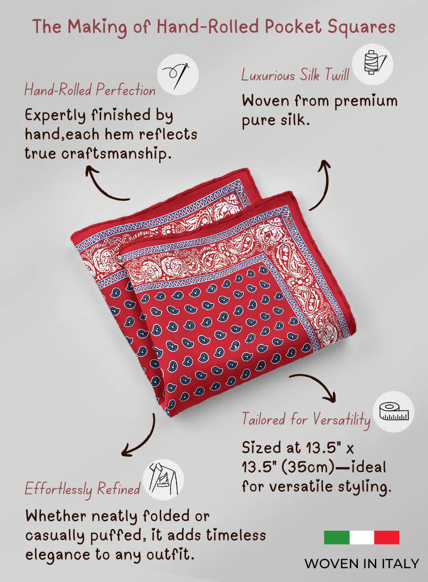 Fiorenzo Silk Pocket Square - Image 5
