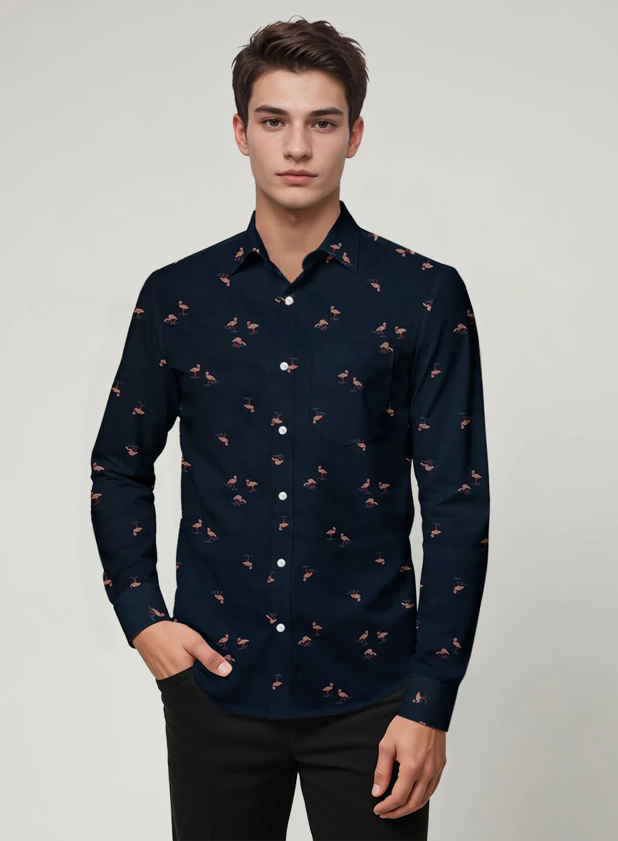 Flamingo Cotton Shirt - Image 3