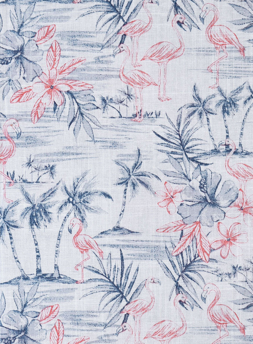 Flamingo Cove Cotton Shirt - Image 5