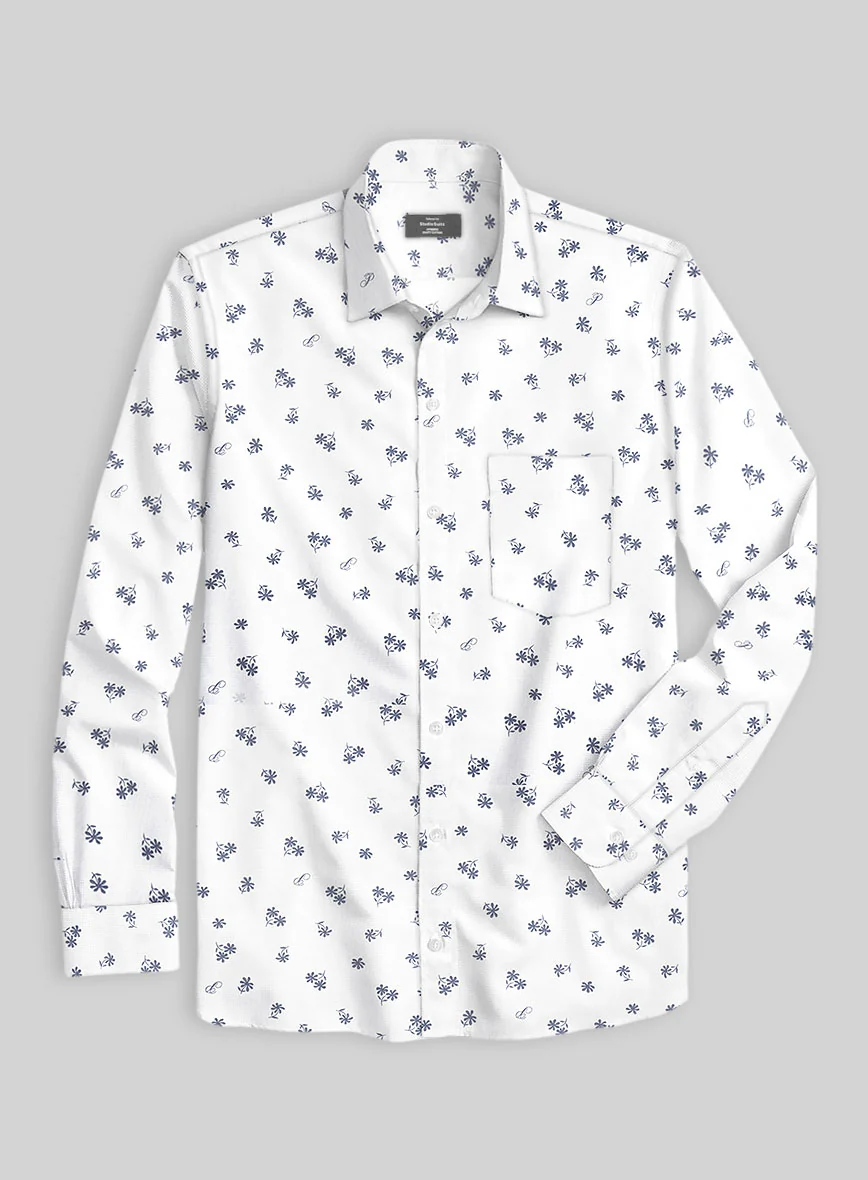 Floral Flake Cotton Shirt - Image 3