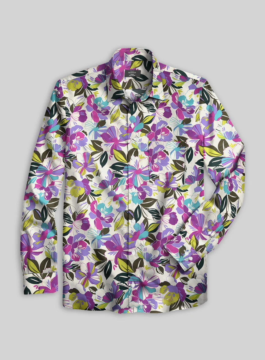 Floralush Cotton Lycra Shirt - Image 3