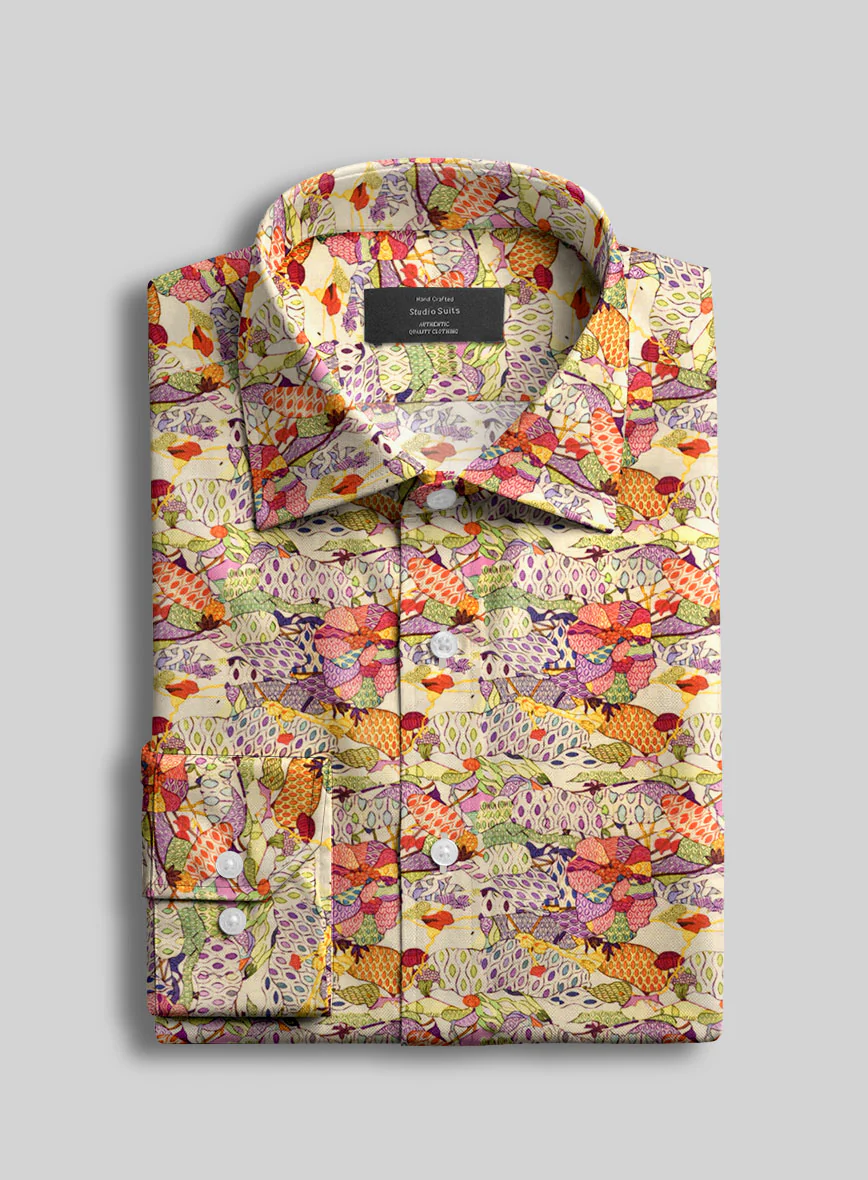 Florenza Silk Cotton Shirt - Image 2