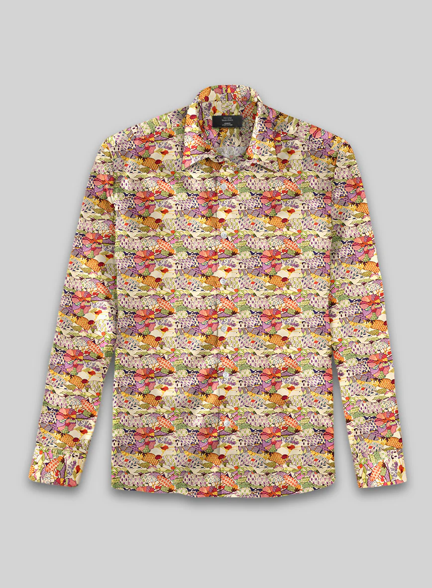 Florenza Silk Cotton Shirt - Image 3