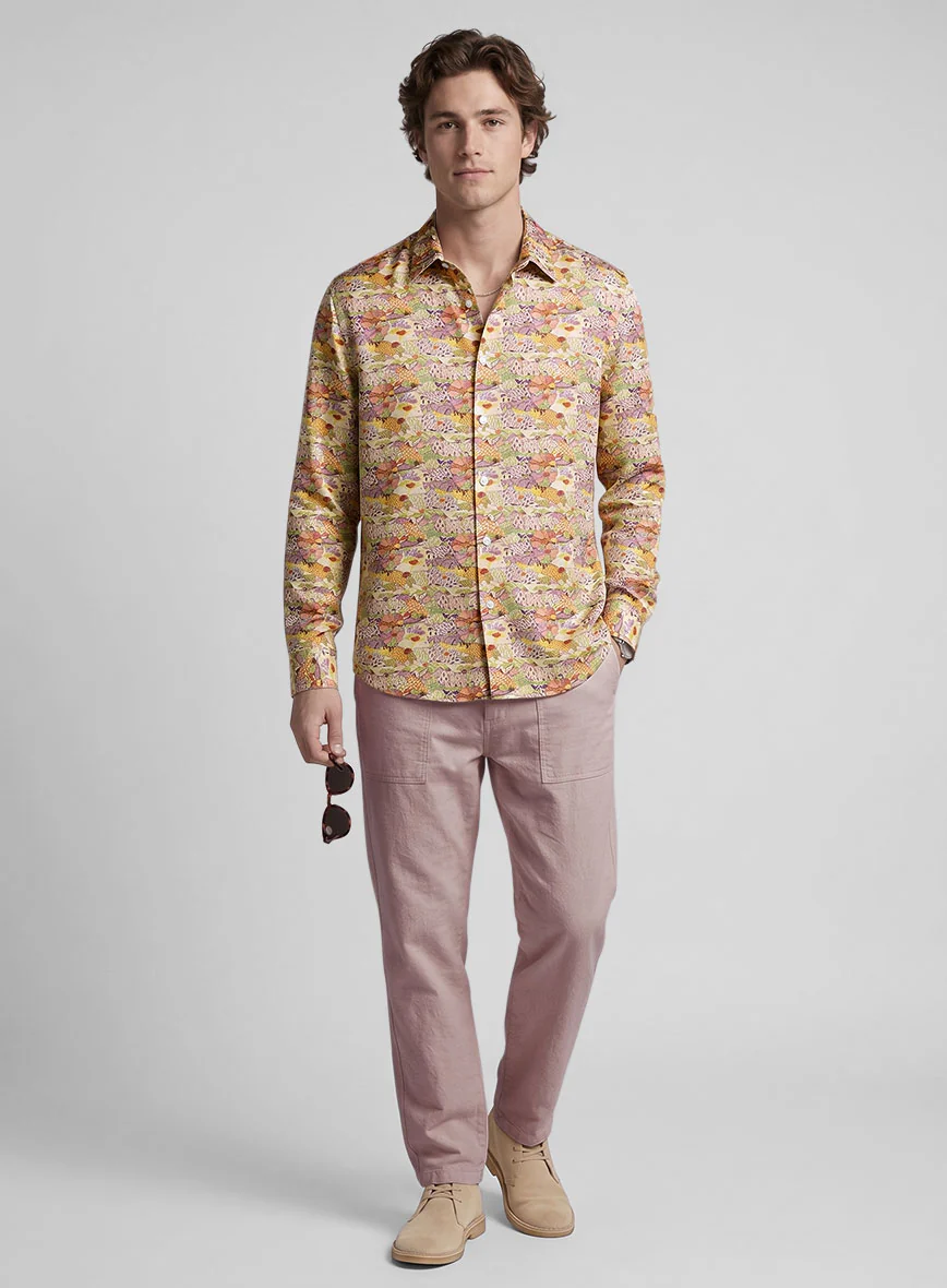 Florenza Silk Cotton Shirt - Image 4