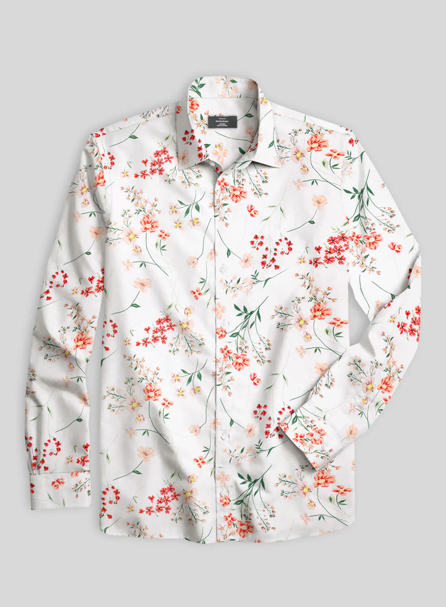Floret Whirl Cotton Shirt - Image 3