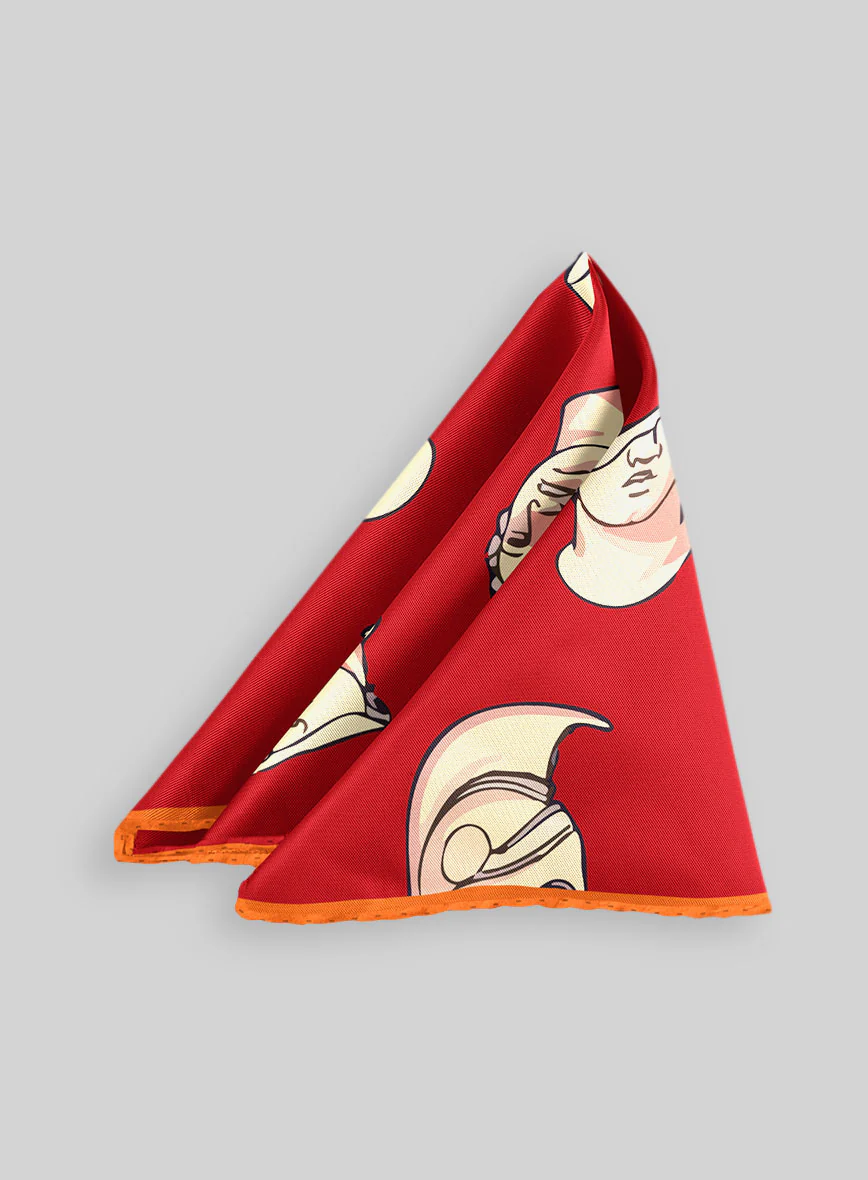 Fragmenta Silk Pocket Square - Image 2