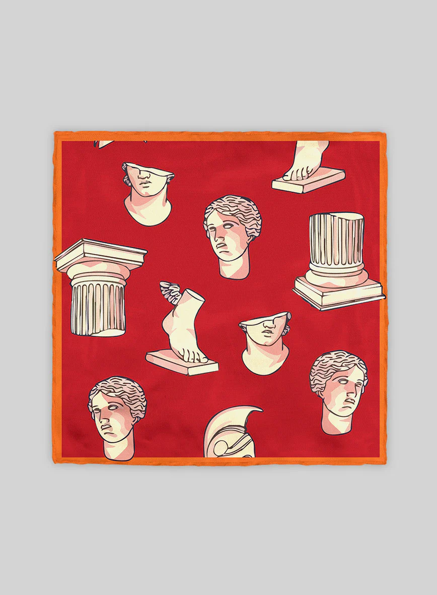 Fragmenta Silk Pocket Square - Image 3