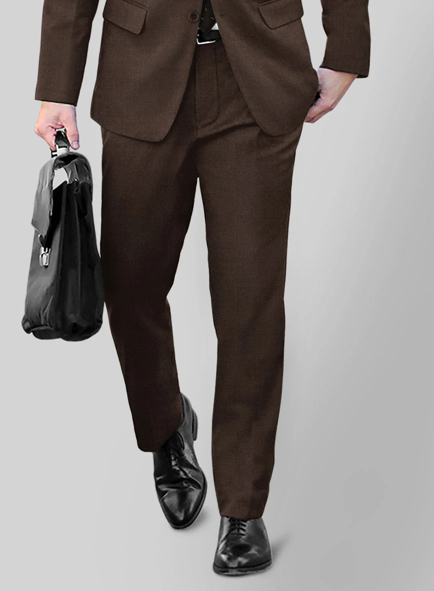 Fresco Brown Wool Pants - Image 2