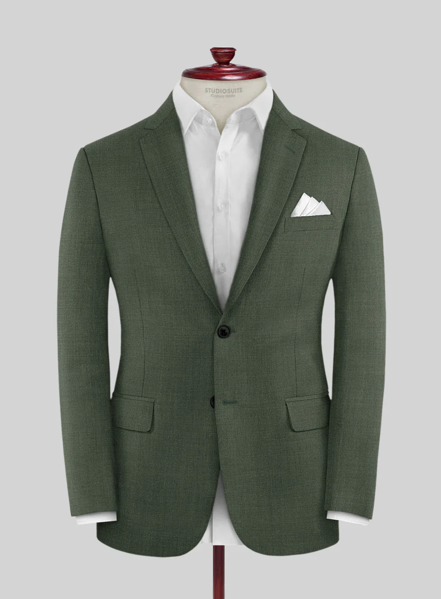 Fresco Green Wool Suit - Image 3