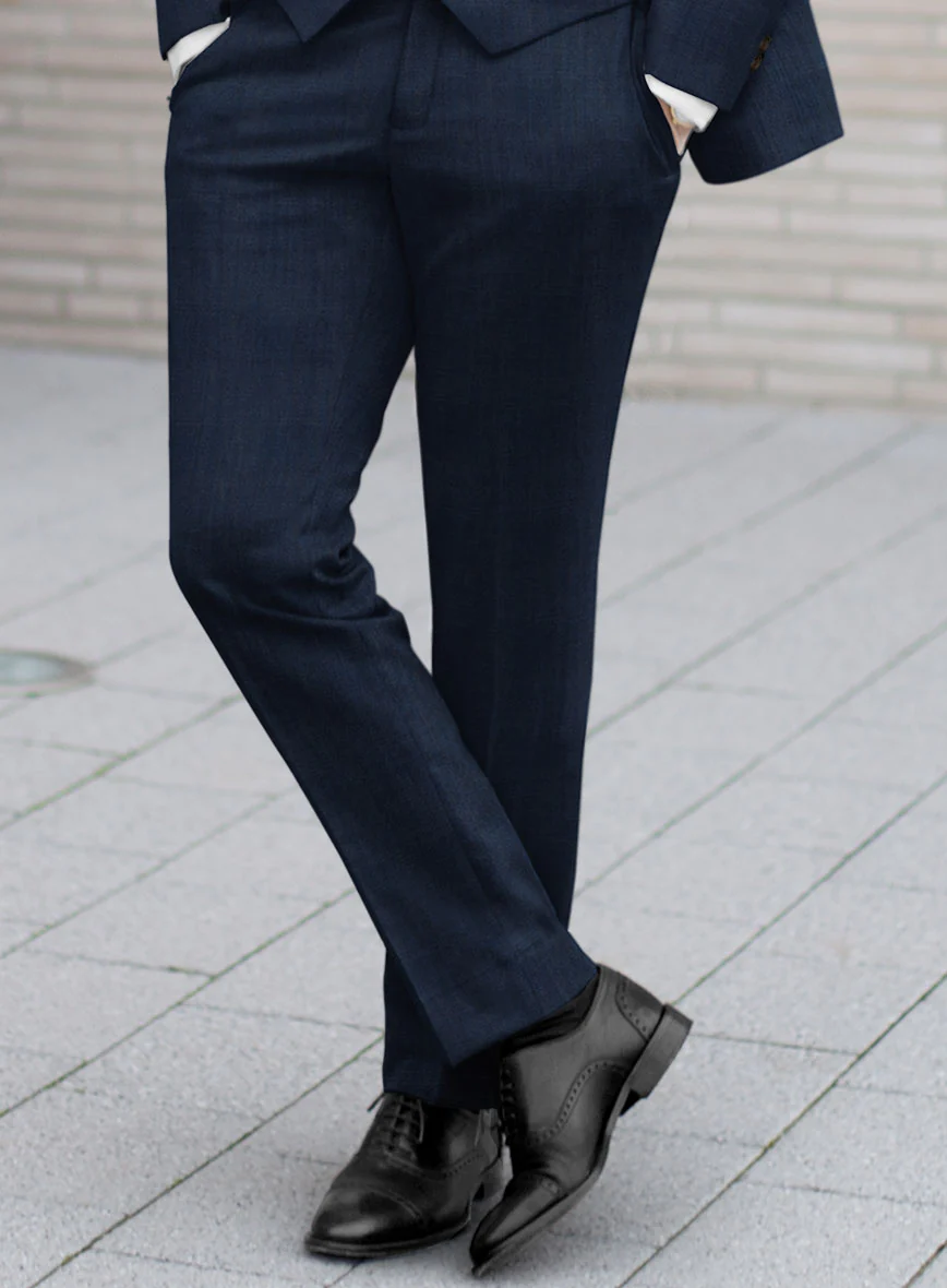 Fresco Island Blue Wool Suit - Image 5