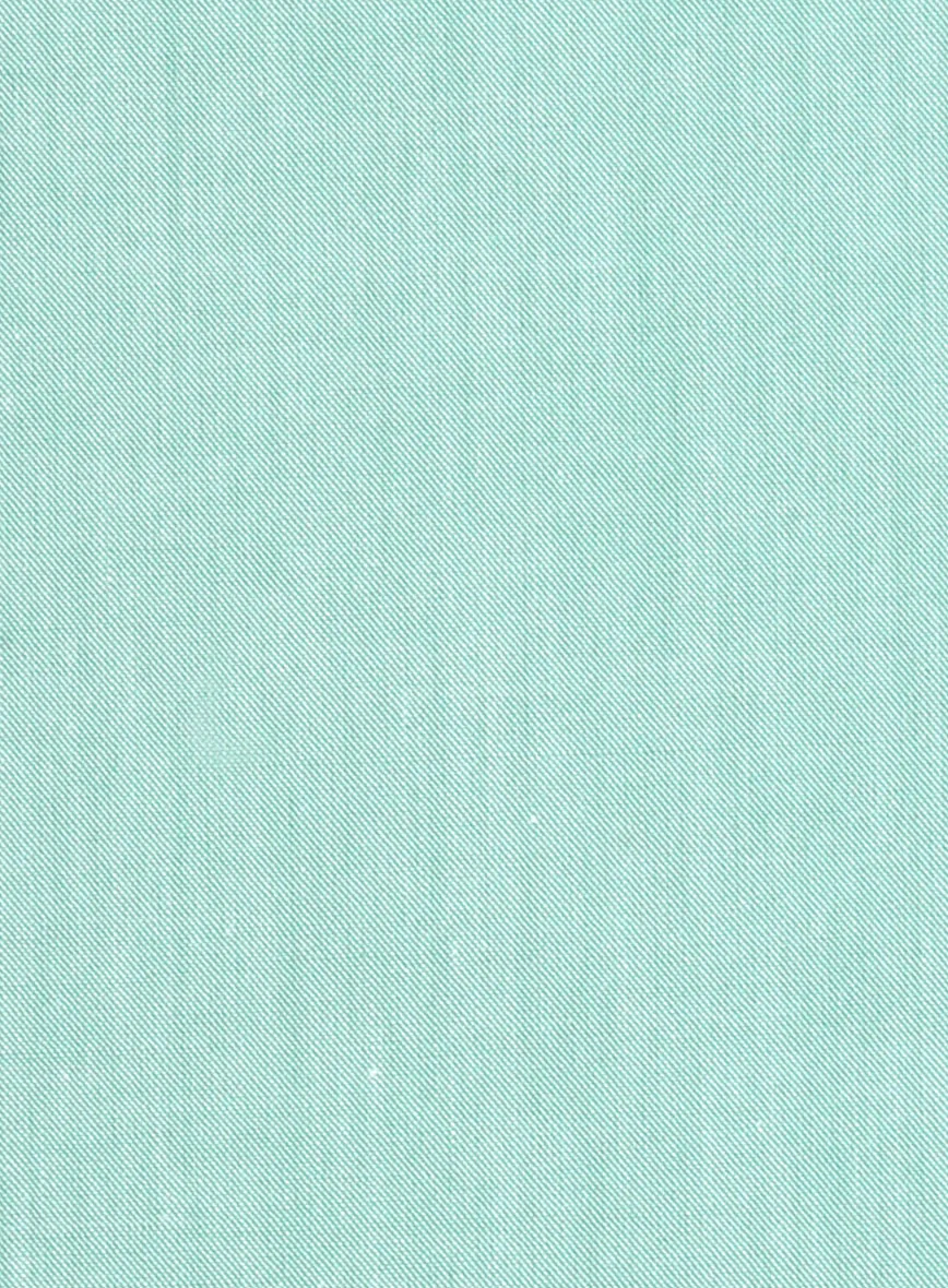 Fresh Aqua Cotton Shirt - Image 5