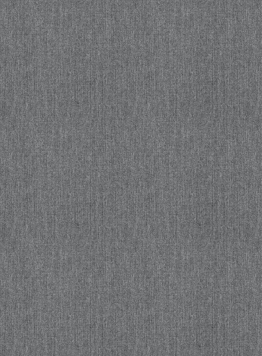 Frosted Mid Gray Terry Rayon Pants - Image 3