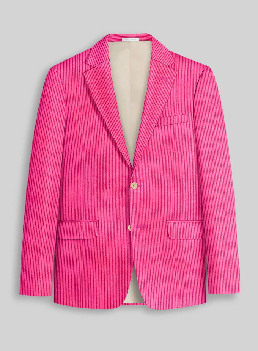 Fusica Pink Corduroy Suit - Image 4