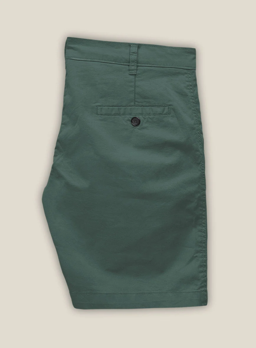 Gallo Green Stretch Chino Shorts - Image 3