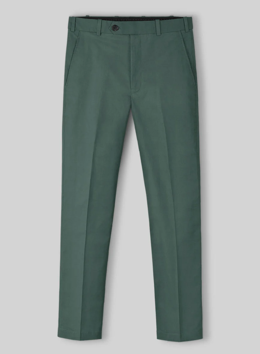 Gallo Green Stretch Chino Suit - Image 5
