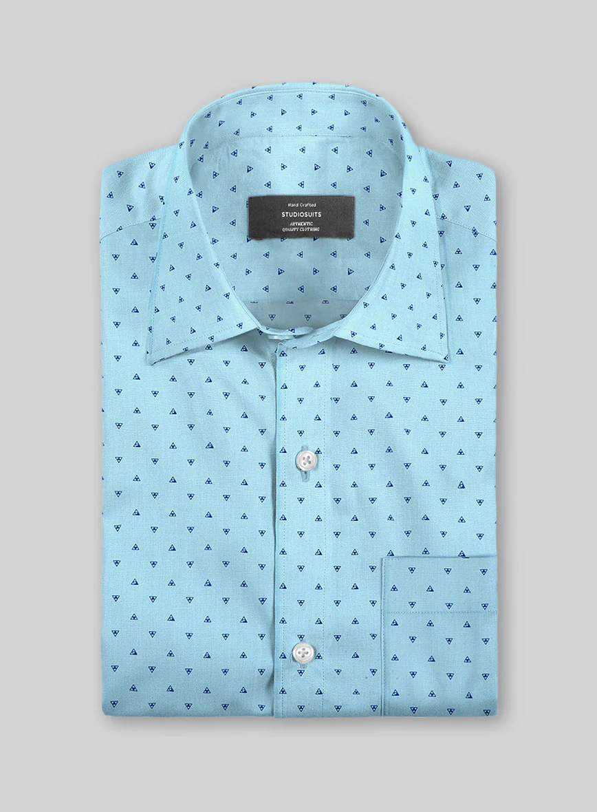 Geo Drift Cotton Shirt