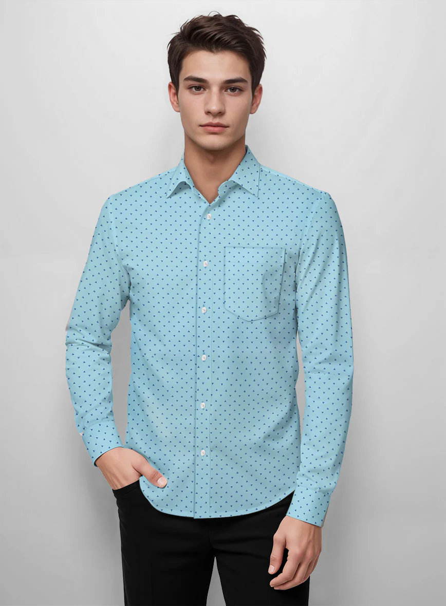 Geo Drift Cotton Shirt - Image 3