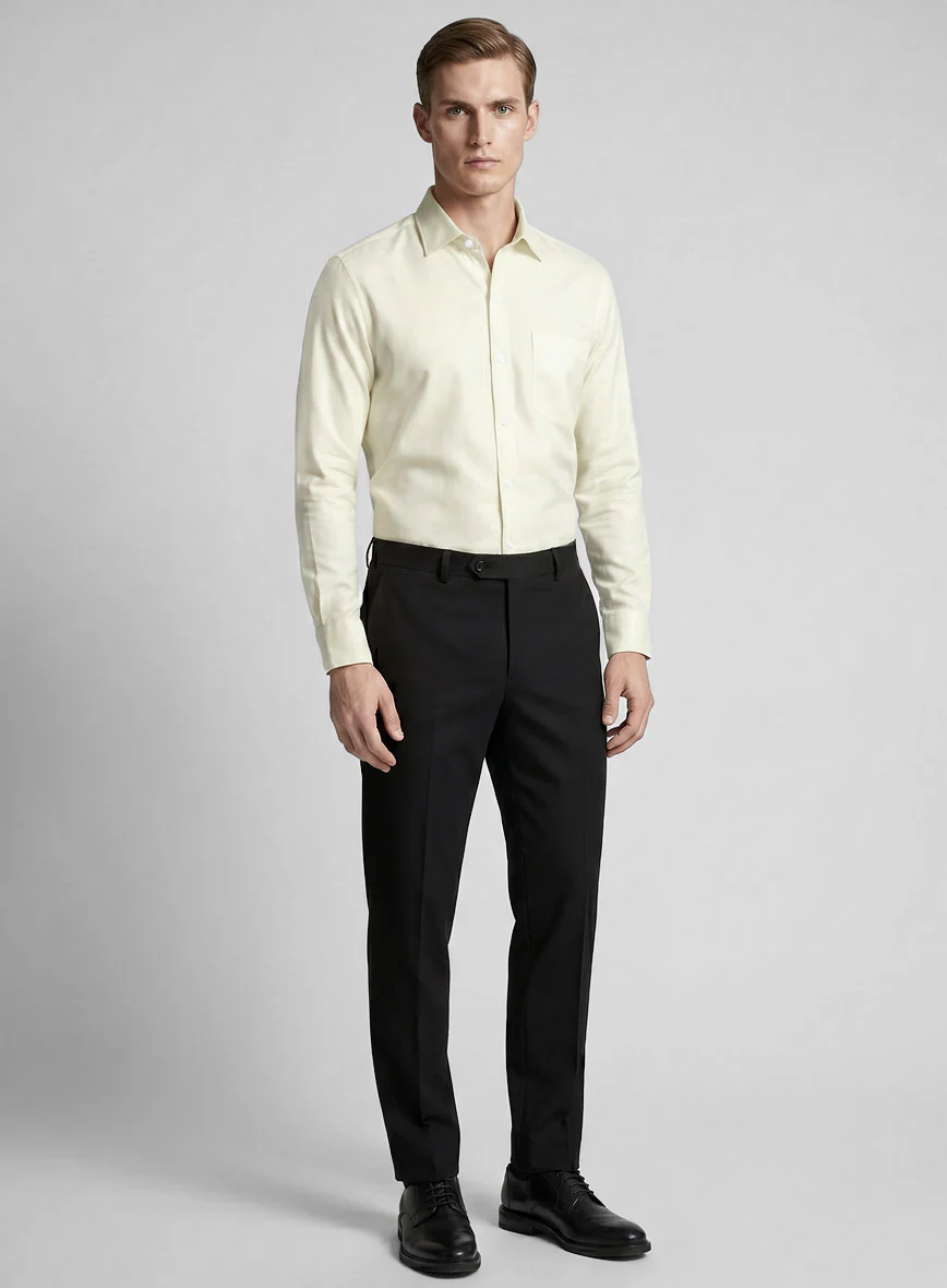Giza Ivory Cotton Shirt - Image 4