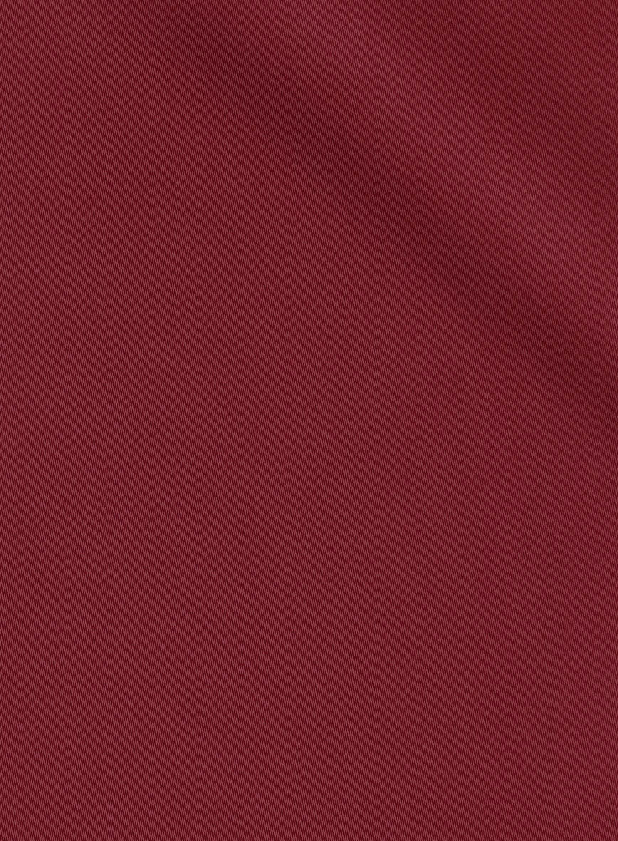 Giza Maroon Cotton Shirt - Image 5