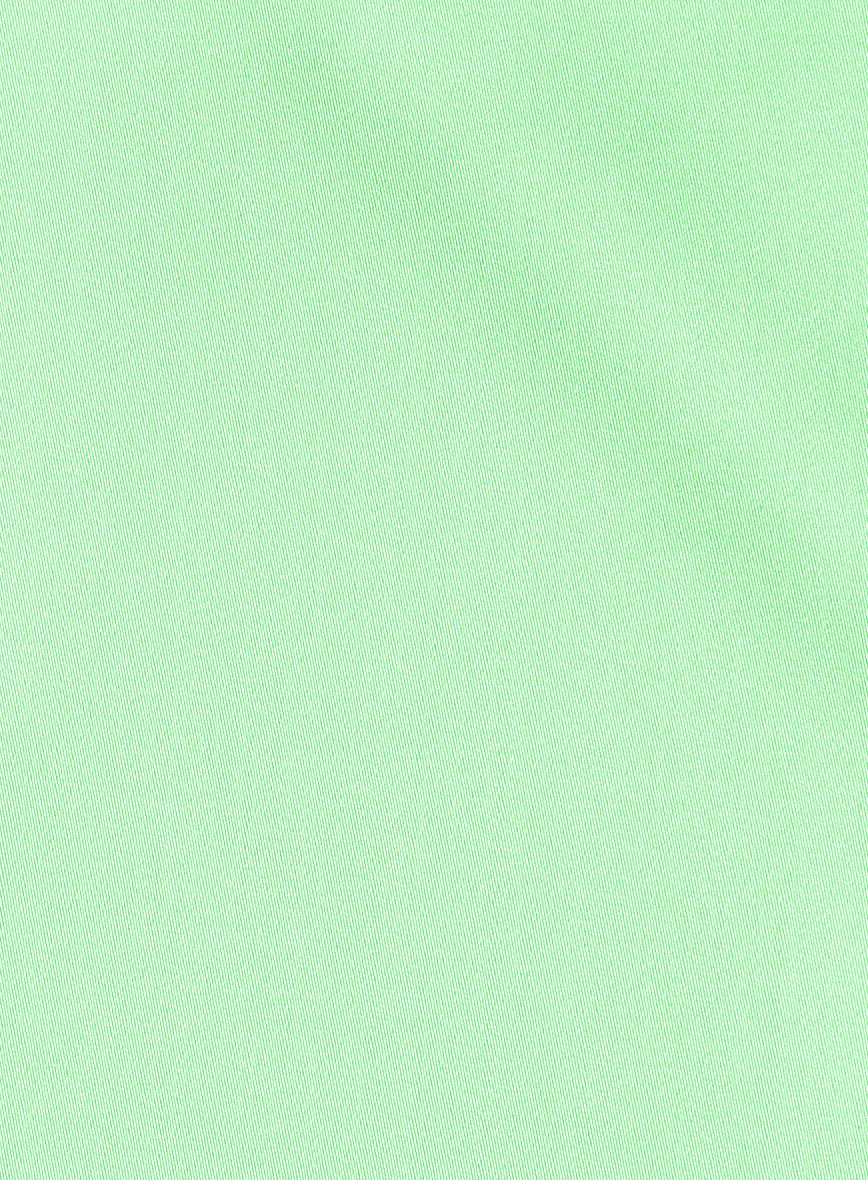 Giza Mint Green Cotton Shirt - Image 5