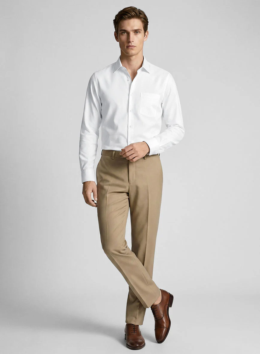 Giza White Cotton Shirt - Image 4