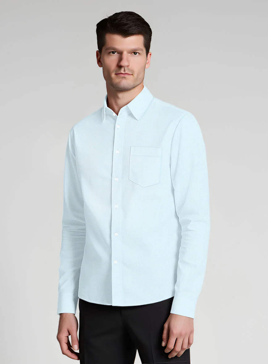 Glacier Haze Organic Cotton Shirt - Image 3
