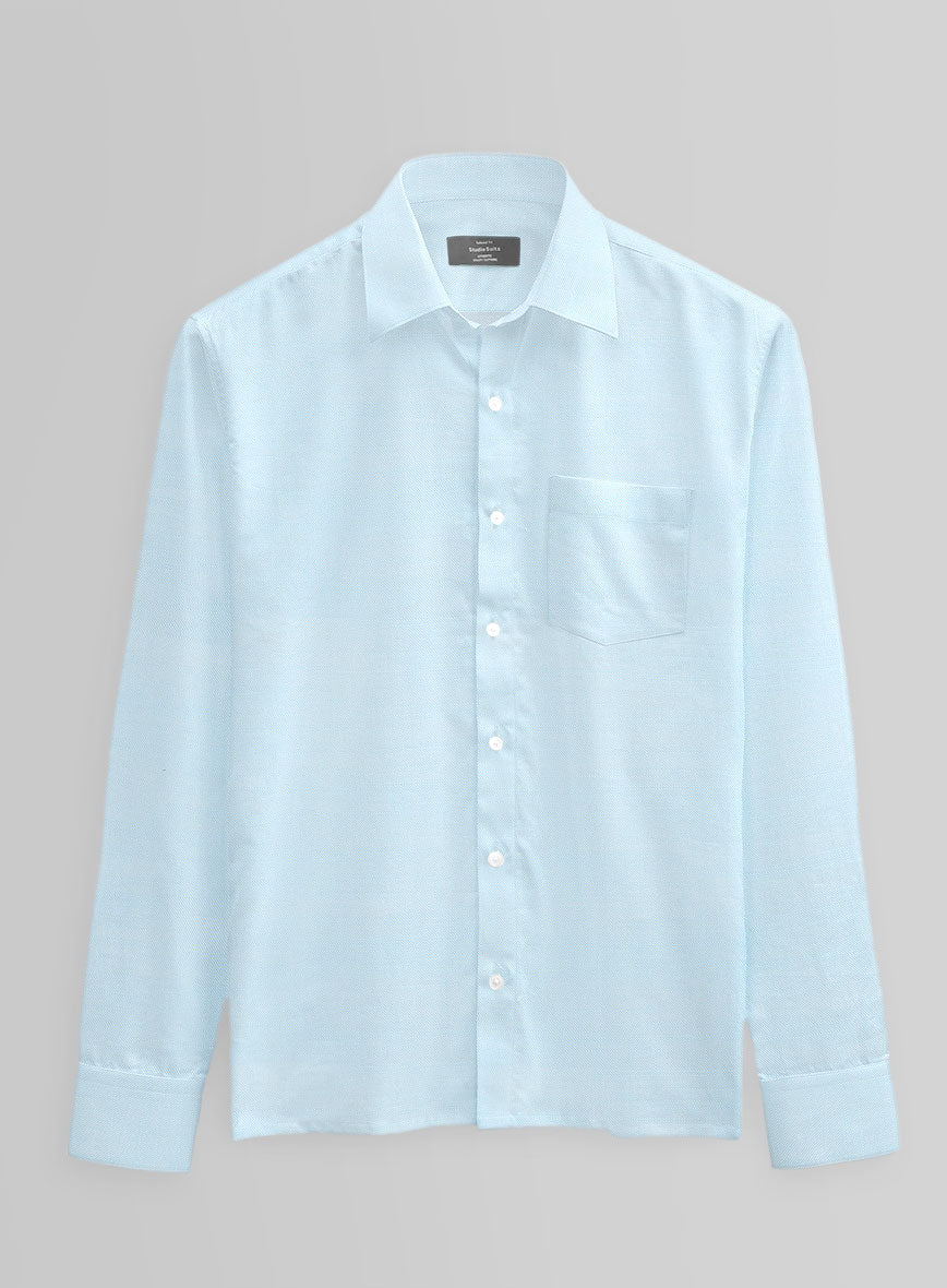 Glacier Weave Cotton Shirt - Image 3