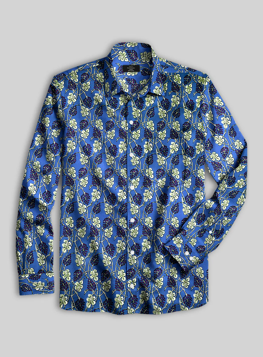 Grapevine Cotton Lycra Shirt - Image 2