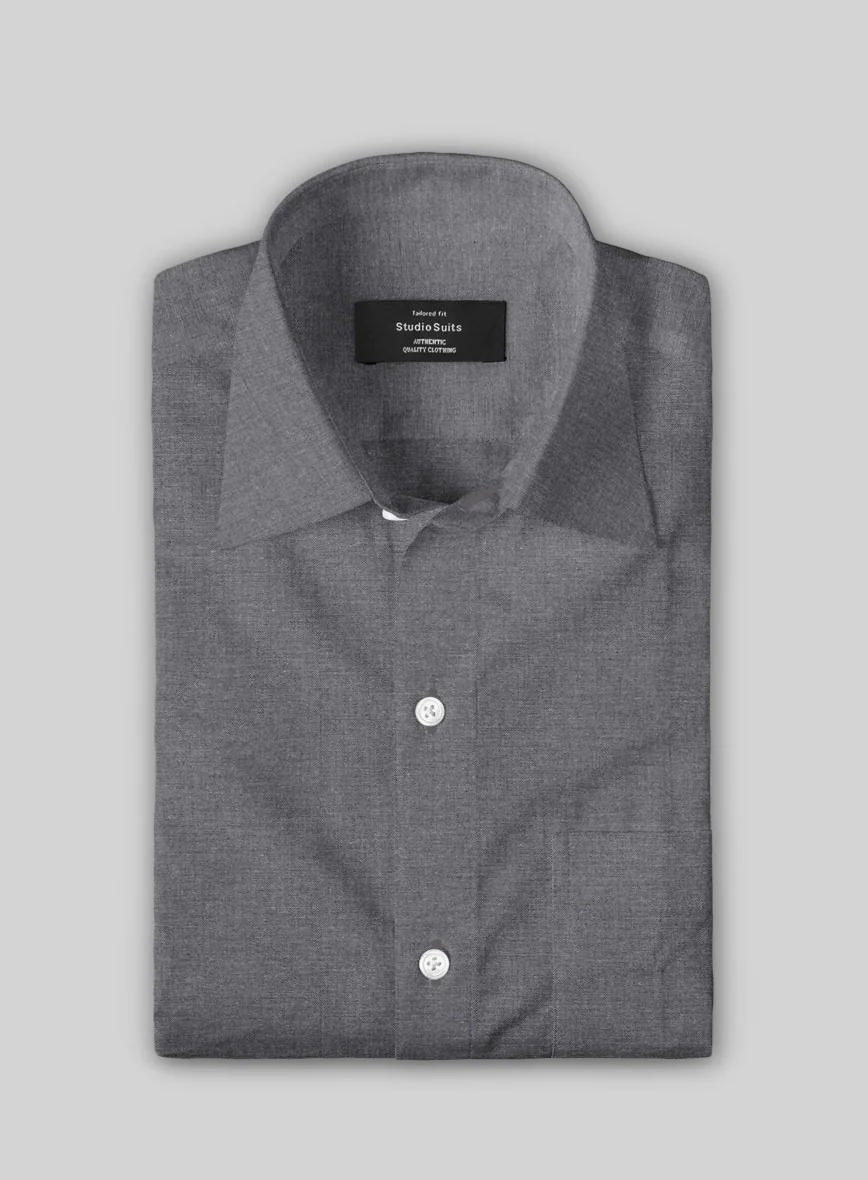 Graphite Cotton Shirt - Image 2