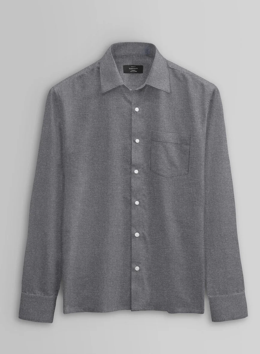 Graphite Cotton Shirt - Image 3