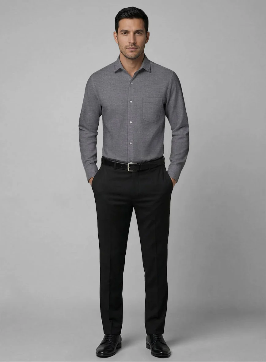 Graphite Cotton Shirt - Image 4