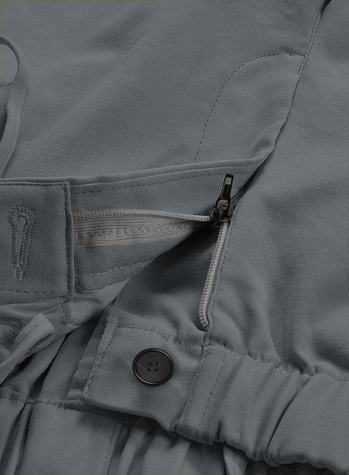 Easy Pants Gray Cotton Canvas - Image 7