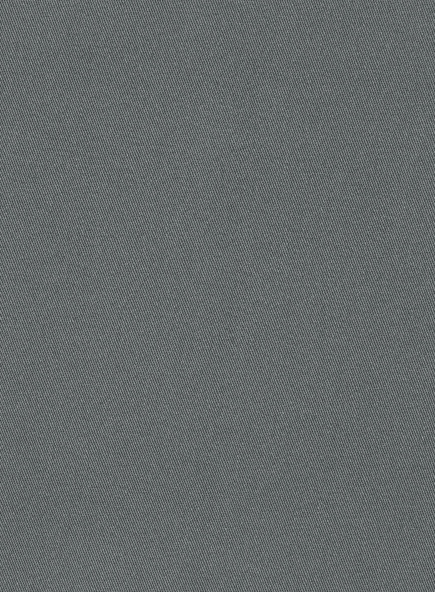 Gray Cotton Power Stretch Chino Pants - Image 3