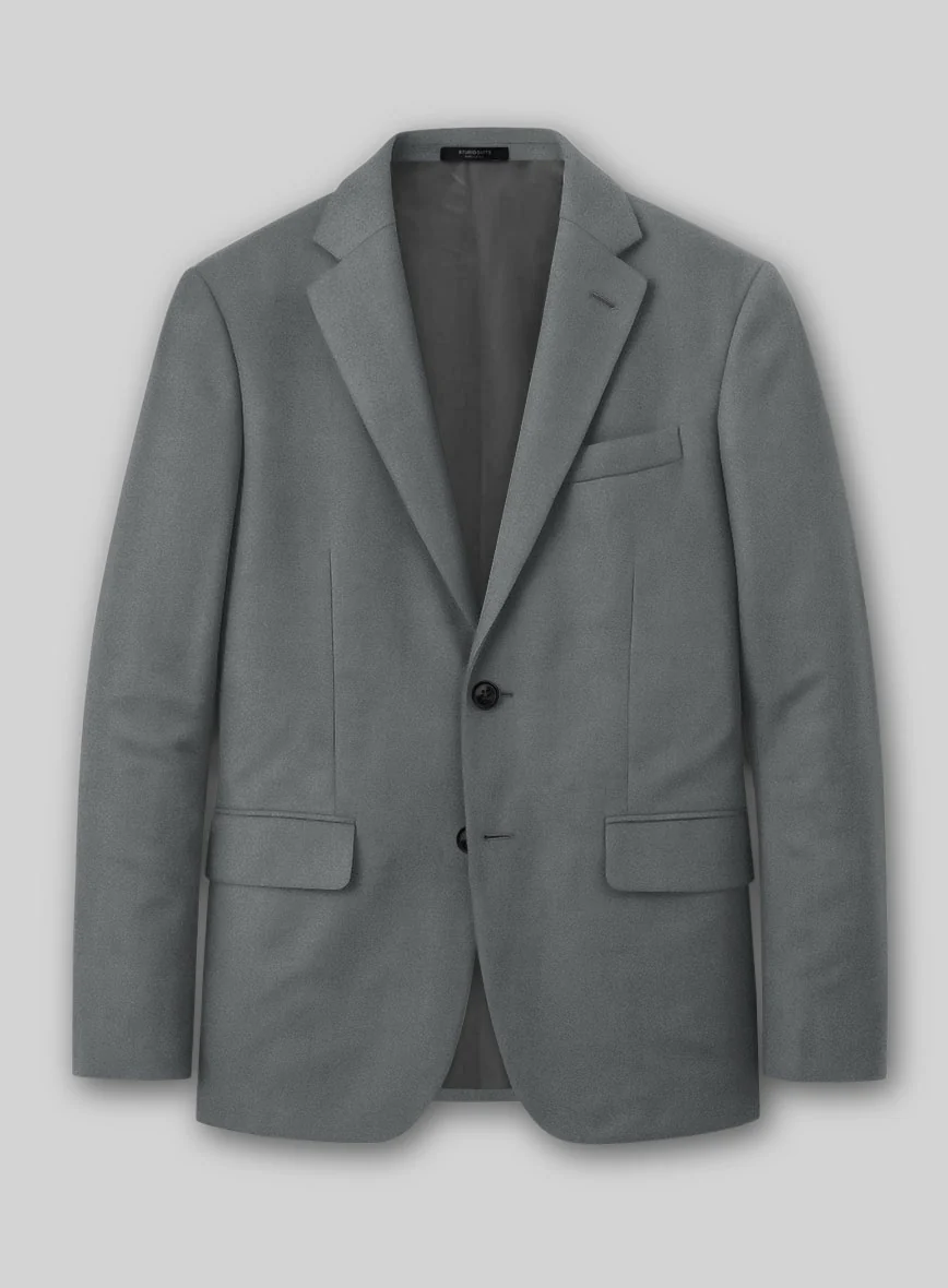 Gray Cotton Power Stretch Chino Suit - Image 4