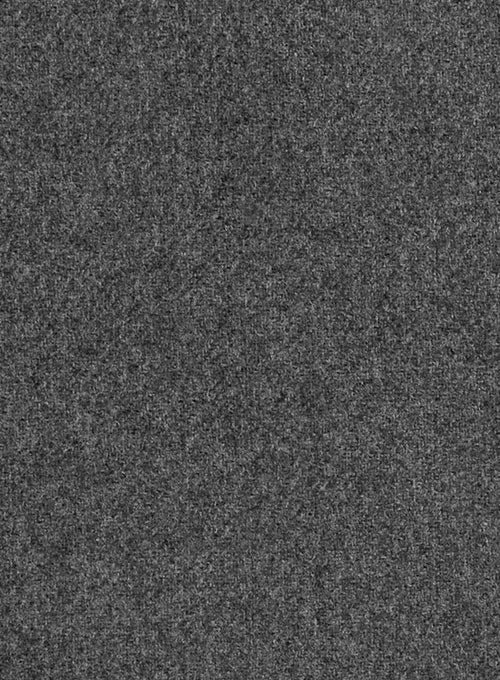 Gray Heavy Tweed Double Breasted Jacket - Image 2