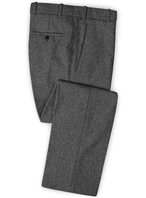 Gray Heavy Tweed Double Breasted Suit - Image 3