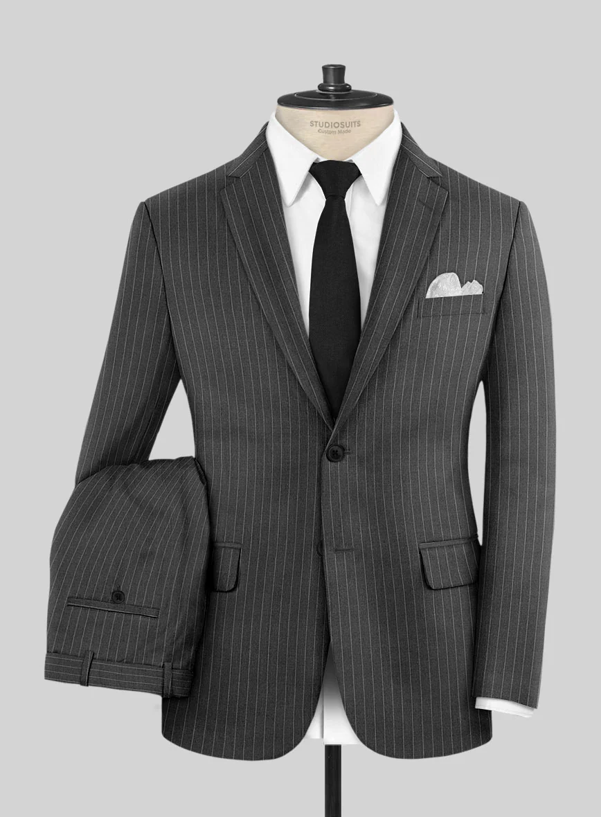 Gray Pinstripe Suit - Image 2